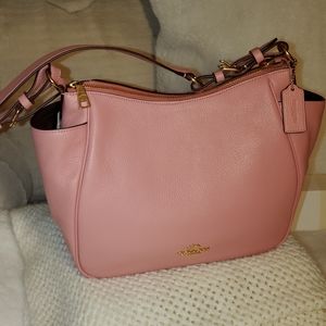 Coach Rori Shoulder Bag Bubble gum Color